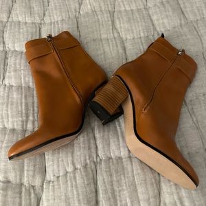 Schutz Leather boots, new, no box, but dust bag.